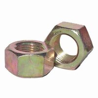 8HNF716D 7/16"-20 Grade 8, Finished Hex Nut, Med. Carbon, Fine, Zinc Yellow, USA/Canada